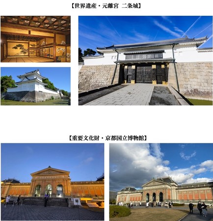 世界遺産・元離宮 二条城　重要文化財・京都国立博物館